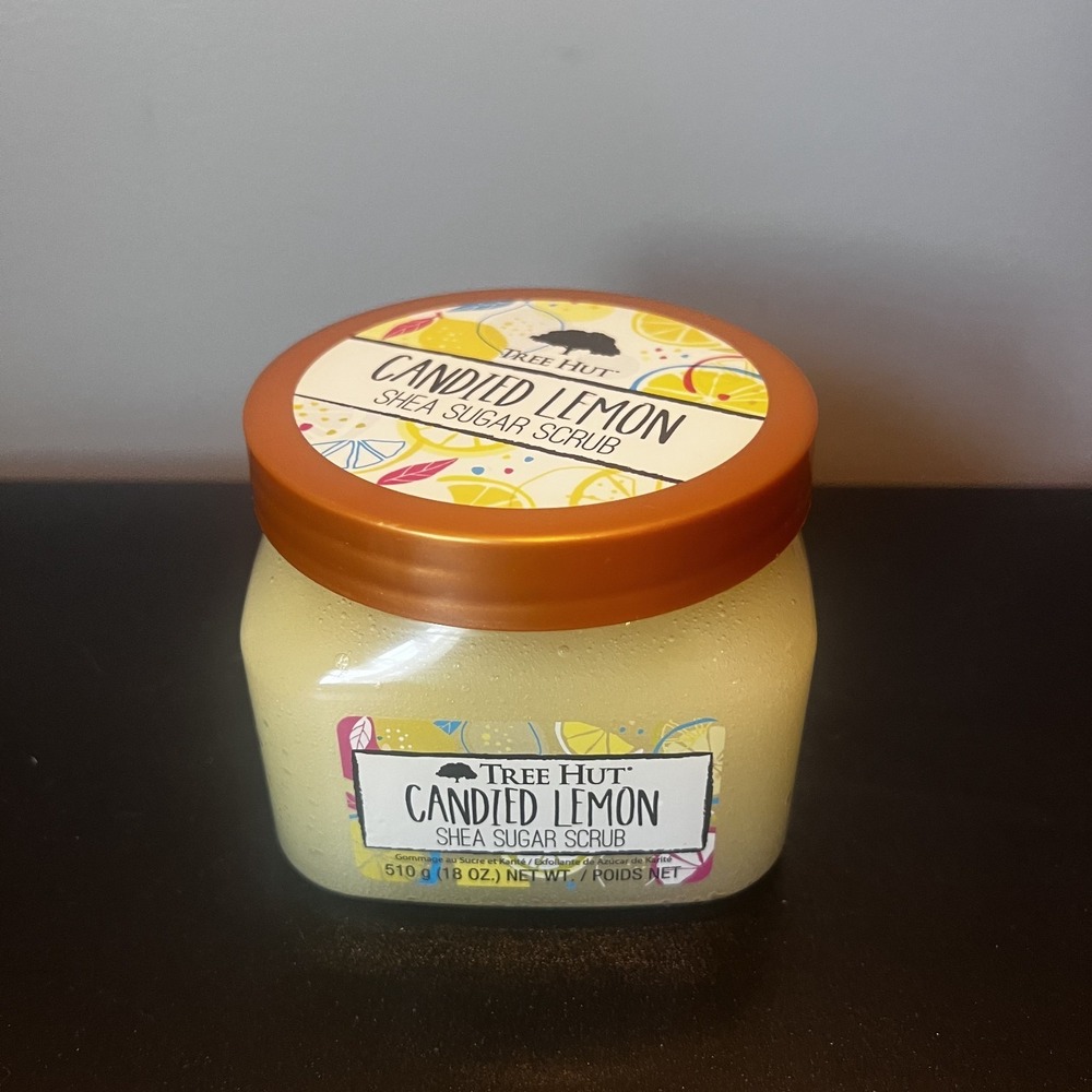 Tree Hut Shea Sugar Scrub, Candied Lemon, 18 Oz